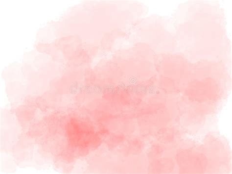 Soft Pink Watercolor Splash Abstract Textured Gradient On White