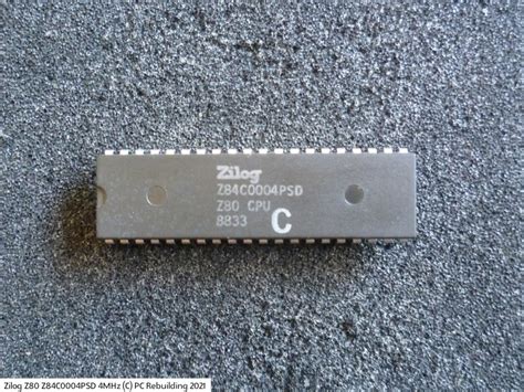 Zilog Z80 Z84c0004psd 4mhz Cpu Pc Rebuilding