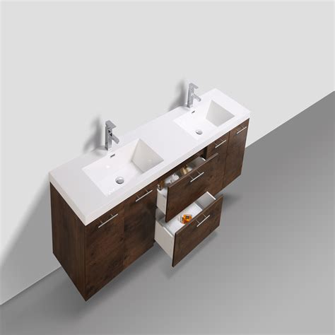 It has a rating of 5.0 with 1 reviews. Eviva Luxury 84 inch Rosewood bathroom vanity with ...