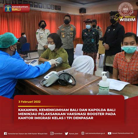 Kakanwil Kemenkumham Bali Dan Kapolda Bali Meninjau Pelaksanaan
