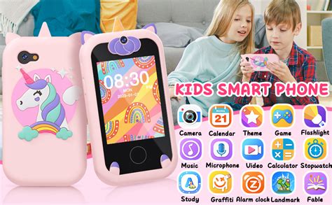 Kids Smart Phone For Girls Unicorns Ts For Girls Toys 8
