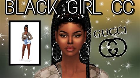 The Best Black Girl Cc For The Sims 4 Cc Links Gucci