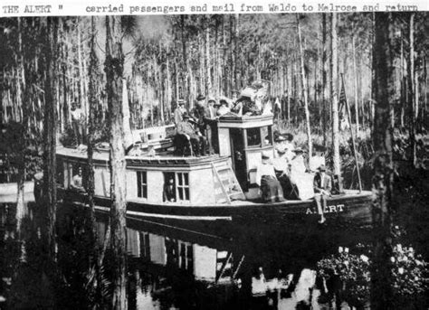 Passengers On A Small Steamboat Possibly 1800s Trees And Swap The