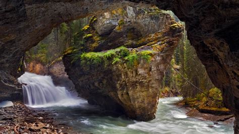 Bing Hd Wallpaper Mar 10 2018 Johnston Canyon In Banff National Park