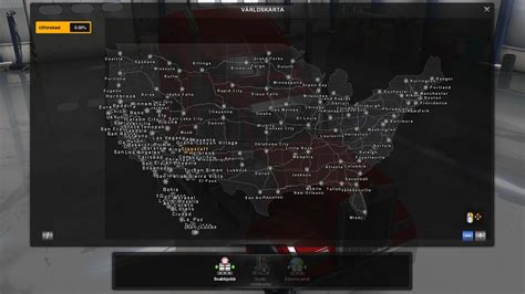 American Truck Simulator Full Map Large World Map