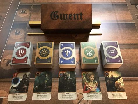 Gwent Card Collectible Full Set 5 Decks Total 482 Cards With Box Ideal