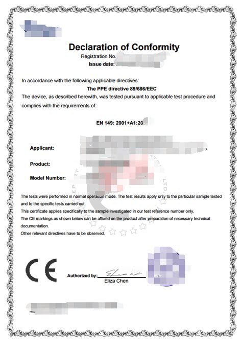 Required elements for a declaration of conformity to a recognized standard. Ship Masks And Medical Supplies From China，CE/FDA ...