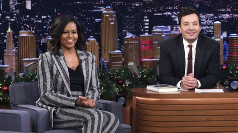 Watch Access Hollywood Interview Michelle Obama Helps Jimmy Fallon