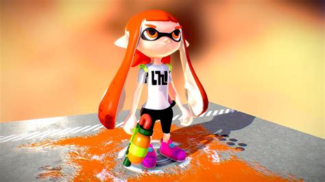 Inkling Girl 3d Model By Pablo D Becerril Pablobs182 [08770cf] Sketchfab