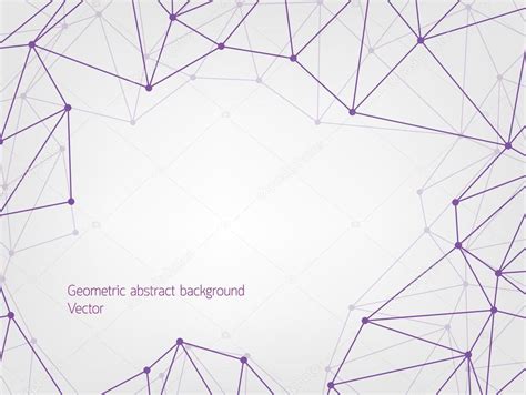 Purple Geometric Polygon Abstract Background — Stock Vector © Ybonce