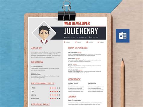 Simple, attractive and professional layout. Free Simple Resume Format in Word - ResumeKraft