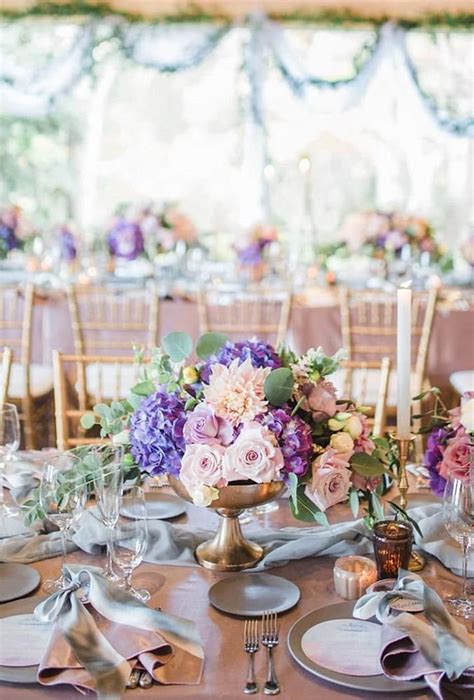 Purple wedding decoration is the most popular wedding decor in 2015. 39 Lavender Wedding Decor Ideas You'll Love | Lavender wedding, Wedding decorations, Wedding ...