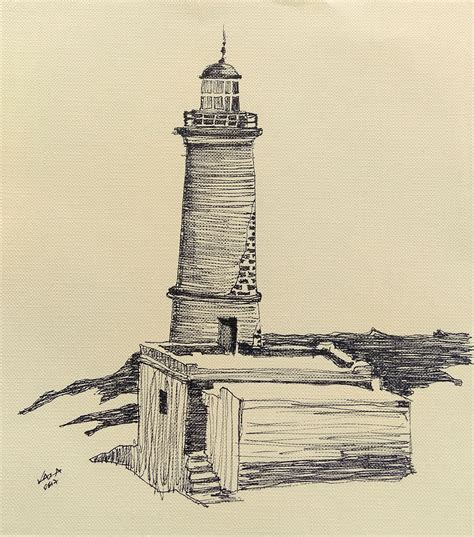 20 Days 20 Lighthouse Drawings On Behance