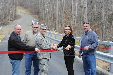 Fort Ap Hill Celebrates With Ribbon And Log Cutting Ceremonies