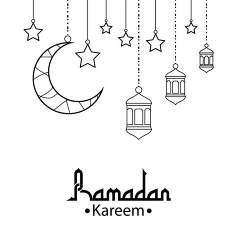 Ramadan Kareem With Moon And Lantern Ramadan Mubarak For Muslim
