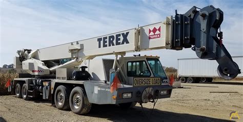 75t Terex T 750 Telescopic Boom Truck Crane For Sale Hoists And Material
