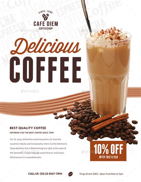 Premium Coffee Flyers Magazine Ad Print Templates Graphicriver