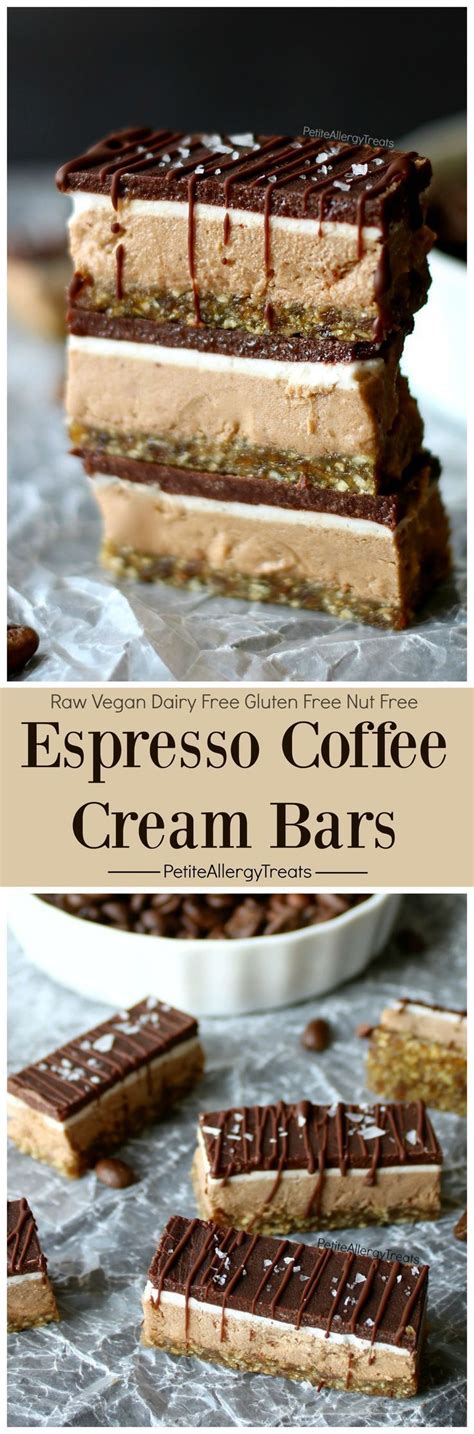 Refrigerate up to two days ahead and bring to room temperature before serving. Raw Espresso Coffee Cream Bars Recipe (Dairy Free Vegan ...