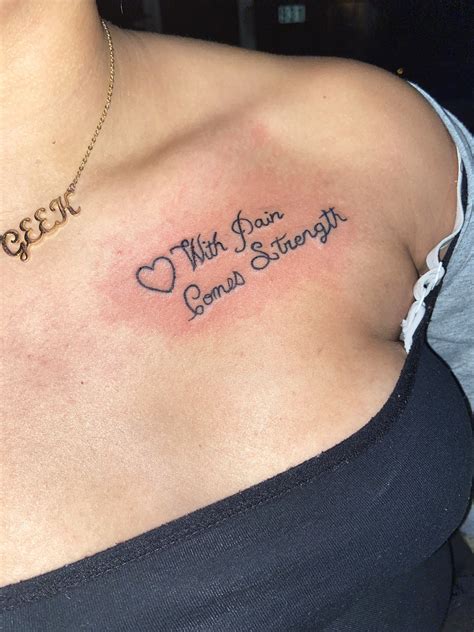 Shoulder Tattoo Shoulder Tattoo Quotes Strength Tattoo Spine