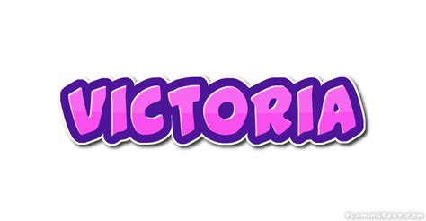 victoria logo free name design tool from flaming text