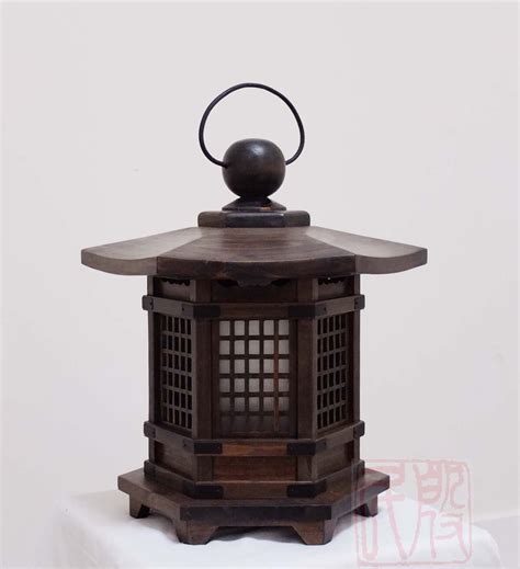 Japanese Style Lantern Made Of Solid Fir Wood Wl1 Etsy Pagoda Lanterns Wooden Lanterns