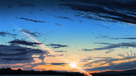 Anime sunset background k đẹp nhất