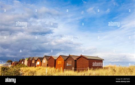 Seaside Beach Huts At Studland Beach Dorset England Stock Photo Alamy