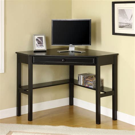 Furniture Of America Romy Solid Wood Corner Office Table