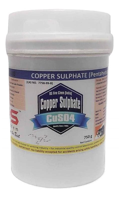Ds Fine Chem Copper Sulphate Root Killer And Stump Removal 750 G