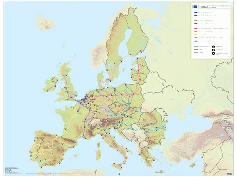 Trans European Transport Network Tentec Maps European Commission