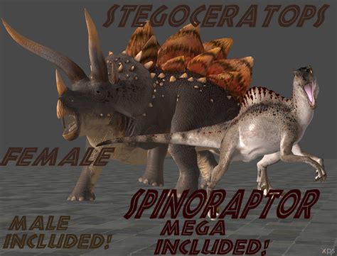Spinoraptor And Stegoceratops Evolution By Spinoskingdom On Deviantart