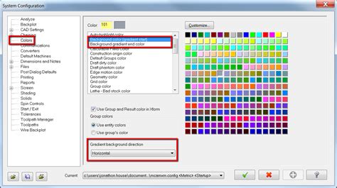 Change text color, background, border appearance and more in windows 7. Change Background Colour - Mastercam | In-House Solutions