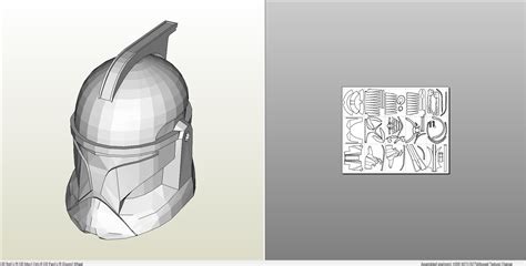 Papercraft Pdo File Template For Star Wars Clone