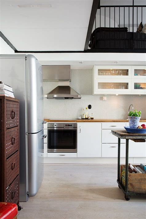 Un fantastico loft de estilo industrial en el soho neoyorquino. Loft de 67 m² de estilo nórdico - industrial | Cocinas ...