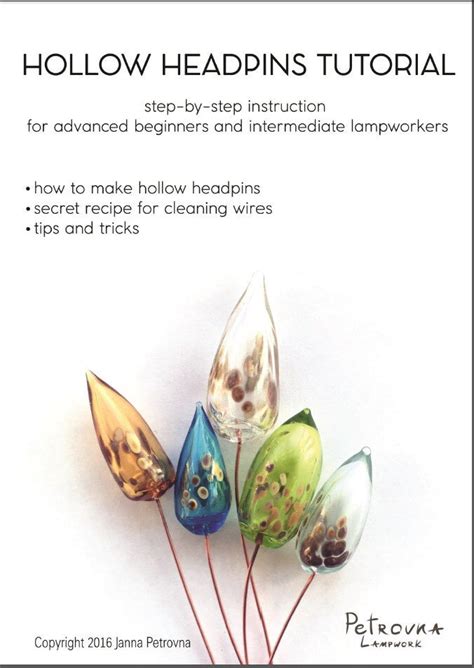 Lampwork Tutorial Hollow Headpins By Janna Petrovna Beadmaking