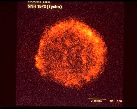 Apod June 23 1996 Tychos Supernova Remnant In X Ray
