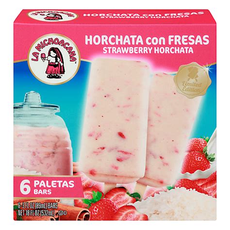 La Michoacana Variety Ice Cream Bars Paletas 12 Count