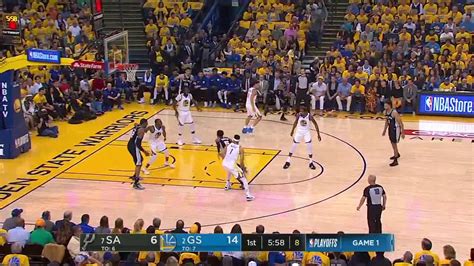 Nba Playoff 2018 Warriors Vs Spurs Round 1 Game 1 Move 5