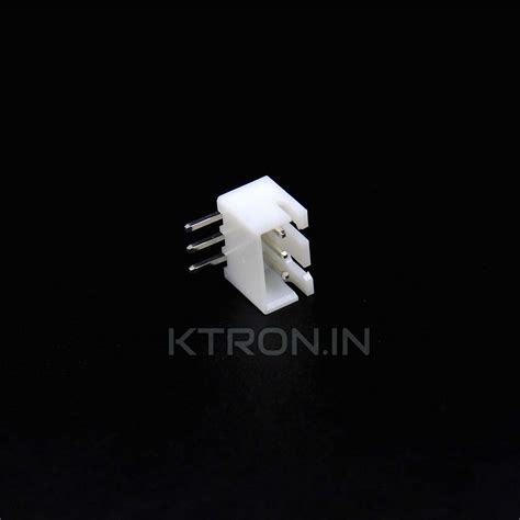 Buy 3 Pin Jst Male Right Angle Connector 254mm Pitch Ktron India