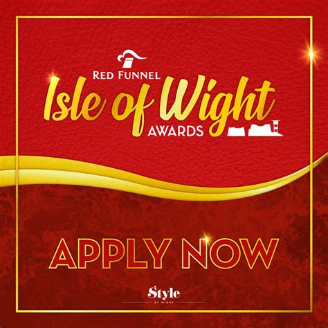 Nominations Open For The ‘red Funnel Isle Of Wight Awards Red Funnel Ferries