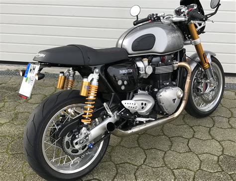 Details Zum Custom Bike Triumph Thruxton 1200r Des Händlers Motorrad