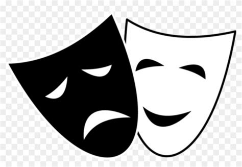 Comedy Tragedy Mask Clipart Comedy And Tragedy Masks Free