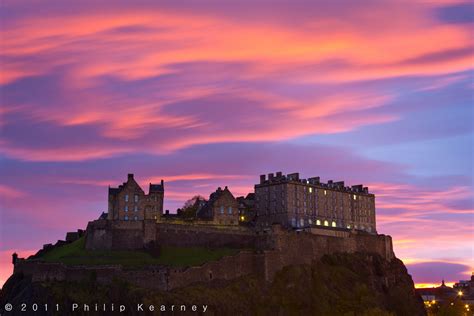 Sunrise Over Edinburgh Castle 1 The First Light Of The R Flickr