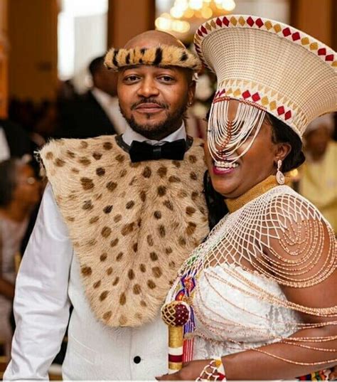 Clipkulture Couple In Beautiful Zulu Traditional Wedding Attire