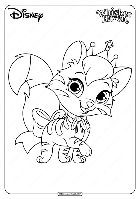 I had so much fun coloring in this crayola coloring book these palace pets enter magical portals from their respective princess kingdoms and travel to the animal kingdom of whisker haven. Printable Palace Pets Midnight Pdf Coloring Pages