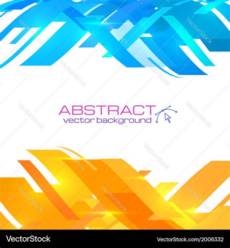 Abstract Blue And Orange Background Royalty Free Vector