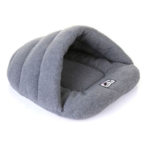 Puppy Pet Cat Dog Nest Bed Cozy Soft Warm Cave House Sleeping Bag Mat