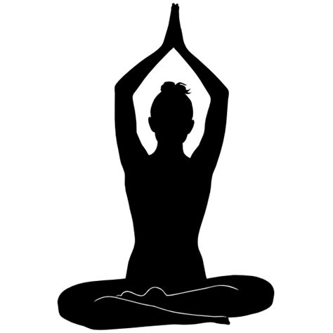 Peaceful Yoga Pose Sticker
