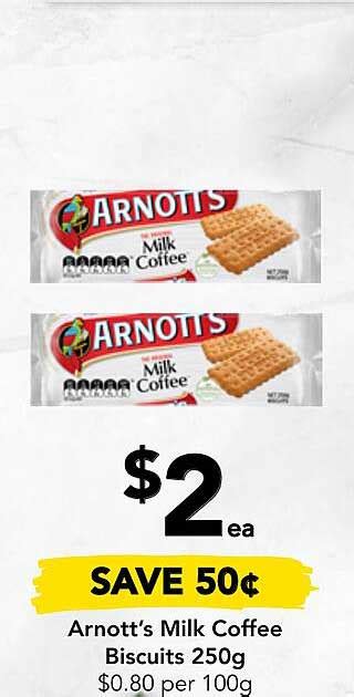Arnotts Milk Coffee Biscuits Offer At Drakes