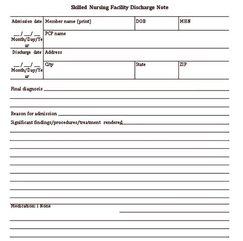 Sample Nursing Note Templates Nursing Note Templates Are Needed By